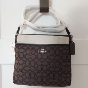 Coach File Crossbody Black Bag
